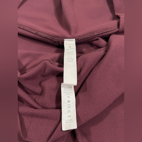 Lululemon Align High-Rise Pant Red Merlot size 18 - Picture 4 of 7